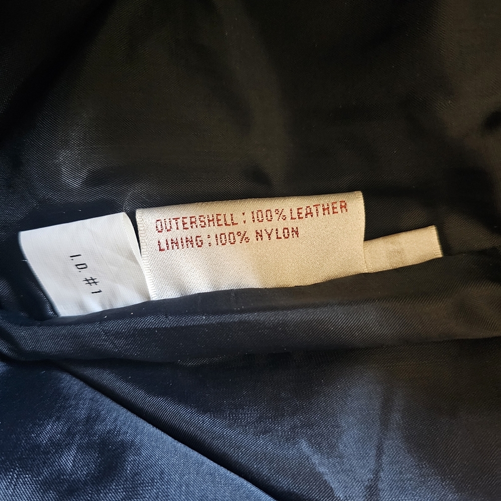 Vintage Leather Tube Shaped Womens Skirt Size 9/10 By Paris Sport Club - Picture 7 of 7